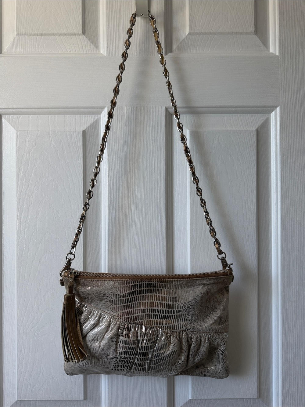 Chez crossbody leather purse